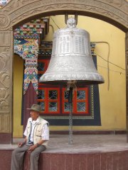 16-The big clock near the stupa